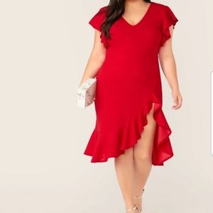 Red dress